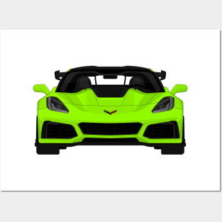 Z06 ZR1 LIME Posters and Art